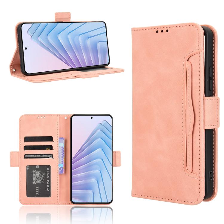 Skin Feel Calf Texture Card Slots Leather Phone Case, For Redmi K80 Ultra, For Redmi A5 4G 173.3mm, For Redmi Note 14 4G 164.84mm EU Version, For Redmi Turbo 4 Pro 5G