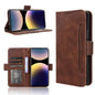 Skin Feel Calf Texture Card Slots Leather Phone Case, For Redmi Note 14 Pro 4G, For Redmi Note 14 4G Global 163.25mm, For Redmi Note 14 Pro+ 5G, For Redmi 14C 4G