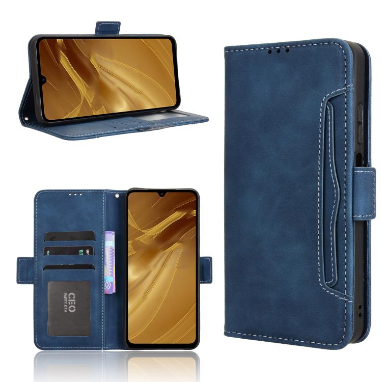 Skin Feel Calf Texture Card Slots Leather Phone Case, For Redmi A5 4G 173.3mm, For Redmi Note 14 4G 164.84mm EU Version, For Redmi Turbo 4 Pro 5G, For Redmi K80 / K80 Pro