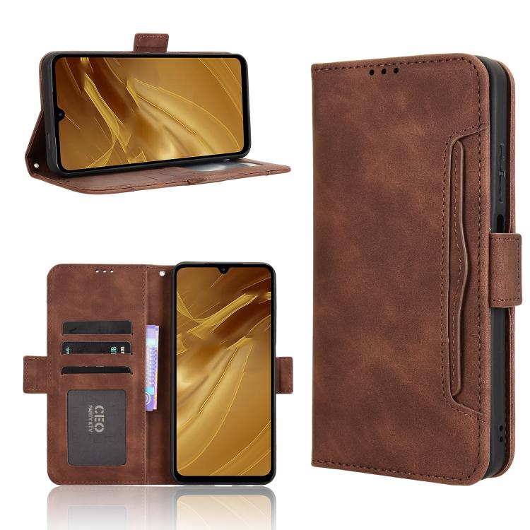 Skin Feel Calf Texture Card Slots Leather Phone Case, For Redmi K80 Ultra, For Redmi A5 4G 173.3mm, For Redmi Note 14 4G 164.84mm EU Version, For Redmi Turbo 4 Pro 5G