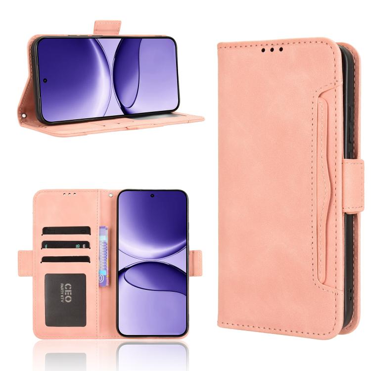 Skin Feel Calf Texture Card Slots Leather Phone Case, For Redmi A5 4G 173.3mm, For Redmi Note 14 4G 164.84mm EU Version, For Redmi Turbo 4 Pro 5G, For Redmi K80 / K80 Pro