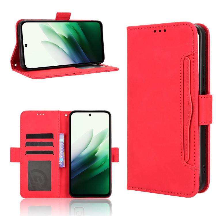 Skin Feel Calf Texture Card Slots Leather Phone Case, For Redmi 15C 5G / 4G EU 173mm / Poco C85 5G, For Xiaomi Poco M7 4G 169mm, For Redmi 15 5G Global / 15 4G SEA 169.5mm, For Redmi 15 5G / 4G EU 171mm