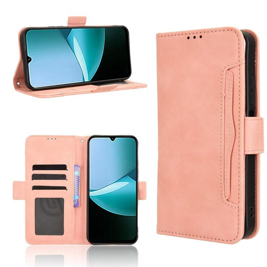 Skin Feel Calf Texture Card Slots Leather Phone Case, For Redmi 15C 5G / 4G Global 171mm / Poco C85 4G, For Xiaomi 15T Pro 5G, For Xiaomi 15T 5G, For Redmi K80 Ultra