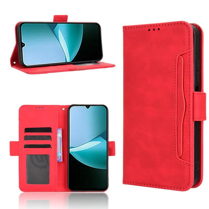 Skin Feel Calf Texture Card Slots Leather Phone Case, For Redmi 15 5G / 4G EU 171mm, For Redmi 15C 5G / 4G Global 171mm / Poco C85 4G, For Xiaomi 15T Pro 5G, For Xiaomi 15T 5G