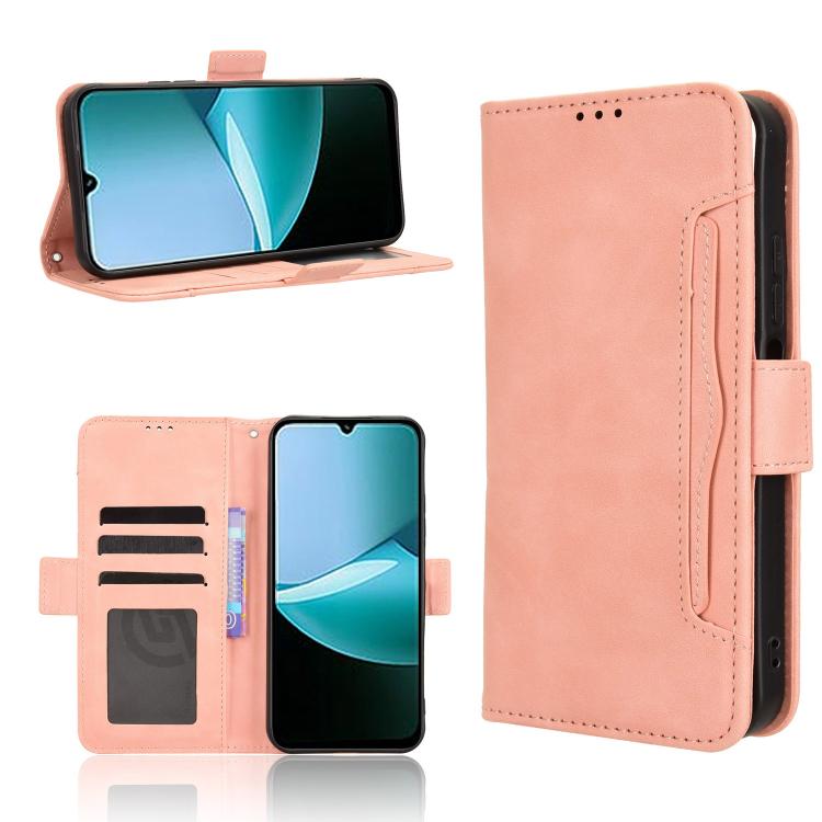 Skin Feel Calf Texture Card Slots Leather Phone Case, For Xiaomi 17, For Redmi 15C 5G / 4G EU 173mm / Poco C85 5G, For Xiaomi Poco M7 4G 169mm, For Redmi 15 5G Global / 15 4G SEA 169.5mm