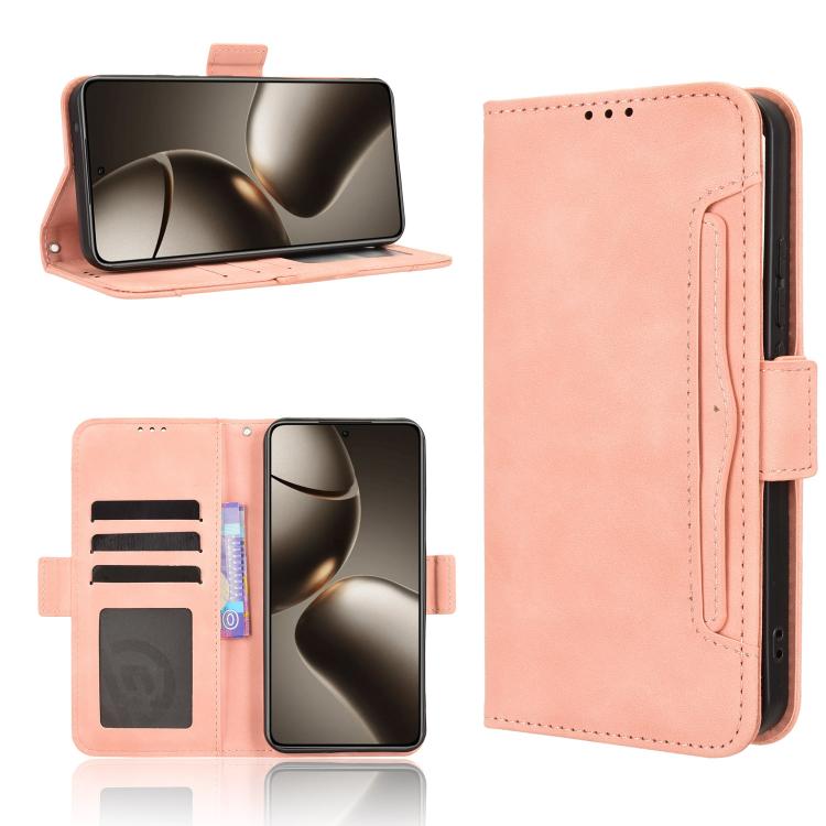Skin Feel Calf Texture Card Slots Leather Phone Case, For Redmi 15C 5G / 4G Global 171mm / Poco C85 4G, For Xiaomi 15T Pro 5G, For Xiaomi 15T 5G, For Redmi K80 Ultra