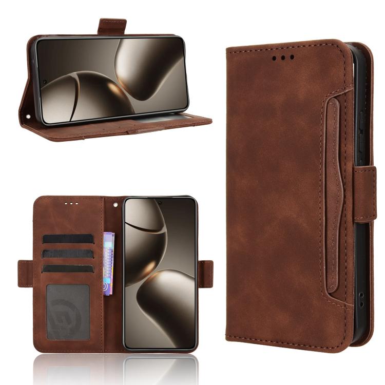 Skin Feel Calf Texture Card Slots Leather Phone Case, For Redmi 15 5G / 4G EU 171mm, For Redmi 15C 5G / 4G Global 171mm / Poco C85 4G, For Xiaomi 15T Pro 5G, For Xiaomi 15T 5G