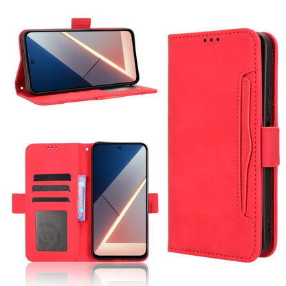 Skin Feel Calf Texture Card Slots Leather Phone Case, For Redmi 15C 5G / 4G EU 173mm / Poco C85 5G, For Xiaomi Poco M7 4G 169mm, For Redmi 15 5G Global / 15 4G SEA 169.5mm, For Redmi 15 5G / 4G EU 171mm