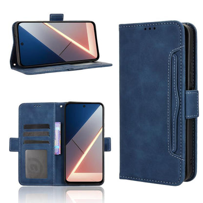 Skin Feel Calf Texture Card Slots Leather Phone Case, For Redmi 15C 5G / 4G EU 173mm / Poco C85 5G, For Xiaomi Poco M7 4G 169mm, For Redmi 15 5G Global / 15 4G SEA 169.5mm, For Redmi 15 5G / 4G EU 171mm