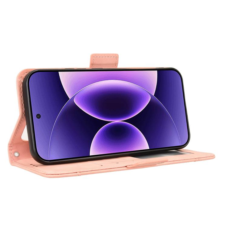 Skin Feel Calf Texture Card Slots Leather Phone Case, For Xiaomi 17 Pro Max, For Xiaomi 17 Pro, For Xiaomi 17, For Redmi 15C 5G / 4G EU 173mm / Poco C85 5G
