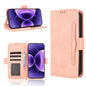 Skin Feel Calf Texture Card Slots Leather Phone Case, For Xiaomi 17 Pro Max, For Xiaomi 17 Pro, For Xiaomi 17, For Redmi 15C 5G / 4G EU 173mm / Poco C85 5G