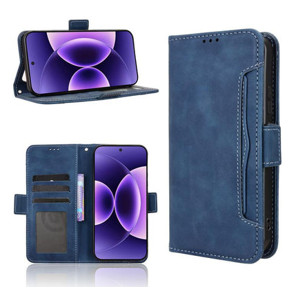Skin Feel Calf Texture Card Slots Leather Phone Case, For Xiaomi 17 Pro Max, For Xiaomi 17 Pro, For Xiaomi 17, For Redmi 15C 5G / 4G EU 173mm / Poco C85 5G
