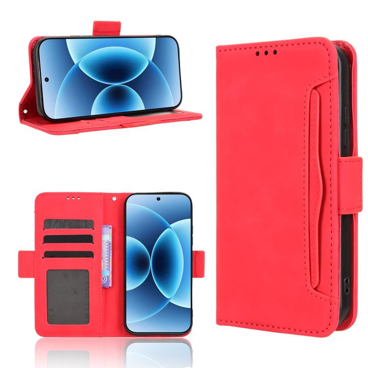 Skin Feel Calf Texture Card Slots Leather Phone Case, For Xiaomi 17, For Redmi 15C 5G / 4G EU 173mm / Poco C85 5G, For Xiaomi Poco M7 4G 169mm, For Redmi 15 5G Global / 15 4G SEA 169.5mm