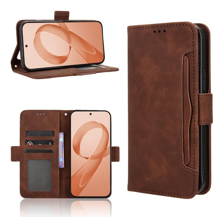 Skin Feel Calf Texture Card Slots Leather Phone Case, For Redmi K90 Pro Max 5G / Poco F8 Ultra, For Redmi K90 5G / Poco F8 Pro, For Xiaomi 17 Pro Max, For Xiaomi 17 Pro