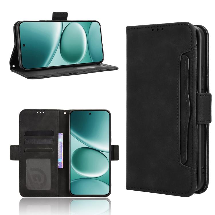 Skin Feel Calf Texture Card Slots Leather Phone Case, For Redmi Turbo 5 5G / Poco X8 Pro, For Redmi Note 15 Pro+ 5G 163.3mm/Poco M8 Pro 5G, For Redmi Note 15 5G / 4G 164mm / Poco M8 5G, For Redmi K90 Pro Max 5G / Poco F8 Ultra