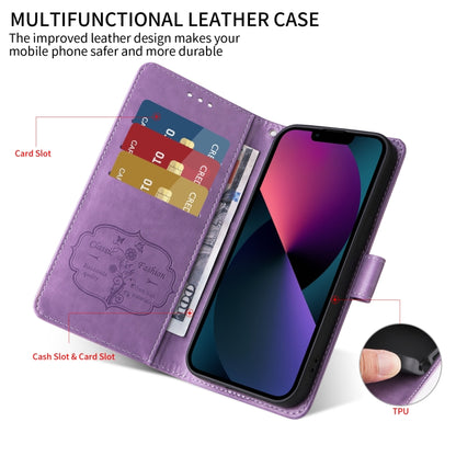 Embossed Butterfly Flowers Leather Phone Case, For iPhone 16, For iPhone 15 Pro Max, For iPhone 15 Pro, For iPhone 15 Plus