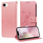 Embossed Butterfly Flowers Leather Phone Case, For iPhone 13, For iPhone 13 mini, For iPhone 12 / 12 Pro, For iPhone 12 Pro Max