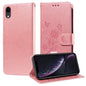 Embossed Butterfly Flowers Leather Phone Case, For iPhone X / XS, For iPhone XR, For iPhone XS Max