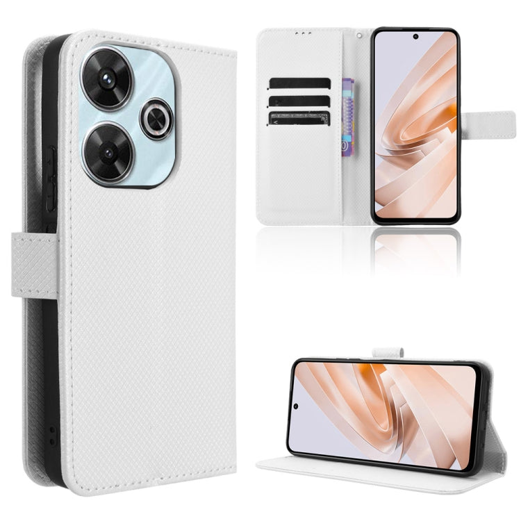 Diamond Texture Leather Phone Case, For Redmi Note 14 4G Global 163.25mm, For Redmi Note 14 Pro+ 5G, For Redmi K70 Ultra, For Redmi 13 4G / Note 13R 5G