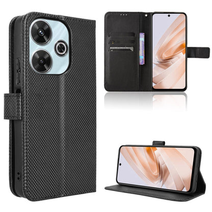 Diamond Texture Leather Phone Case, For Redmi Note 14 4G Global 163.25mm, For Redmi Note 14 Pro+ 5G, For Redmi K70 Ultra, For Redmi 13 4G / Note 13R 5G