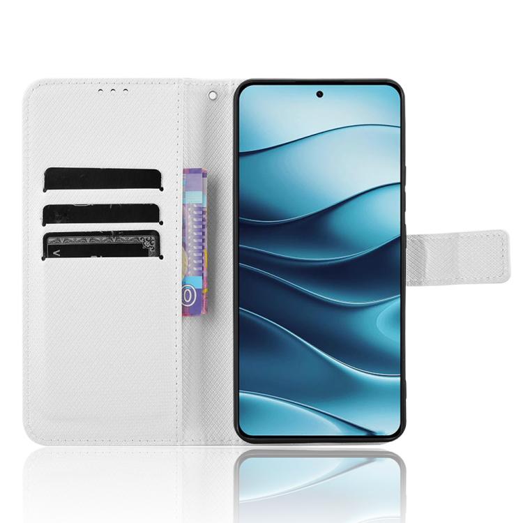 Diamond Texture Leather Phone Case, For Redmi Note 14 4G Global 163.25mm, For Redmi Note 14 Pro+ 5G, For Redmi K70 Ultra, For Redmi 13 4G / Note 13R 5G