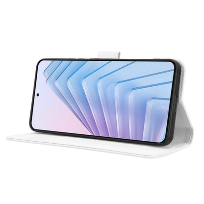 Diamond Texture Leather Phone Case, For Redmi Note 14 4G 164.84mm EU Version, For Redmi Turbo 4 Pro 5G, For Redmi K80 / K80 Pro, For Redmi Note 14 Pro 4G