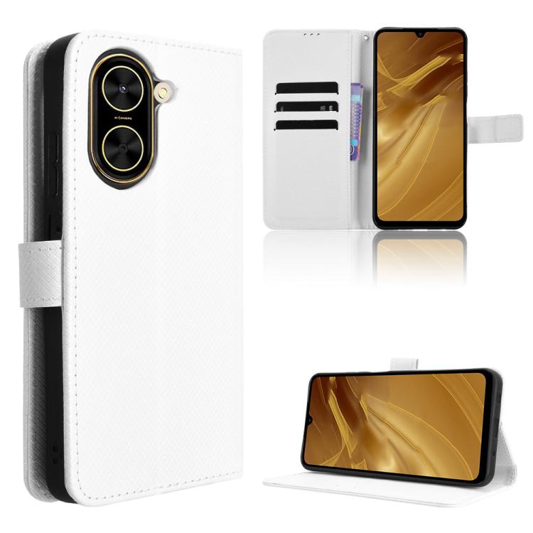 Diamond Texture Leather Phone Case, For Redmi A5 4G 173.3mm, For Redmi Note 14 4G 164.84mm EU Version, For Redmi Turbo 4 Pro 5G, For Redmi K80 / K80 Pro