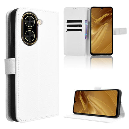 Diamond Texture Leather Phone Case, For Redmi A5 4G 173.3mm, For Redmi Note 14 4G 164.84mm EU Version, For Redmi Turbo 4 Pro 5G, For Redmi K80 / K80 Pro