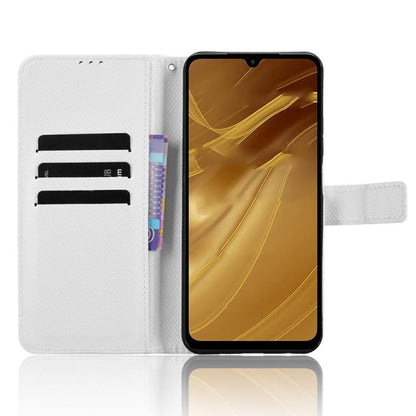 Diamond Texture Leather Phone Case, For Redmi A5 4G 173.3mm, For Redmi Note 14 4G 164.84mm EU Version, For Redmi Turbo 4 Pro 5G, For Redmi K80 / K80 Pro