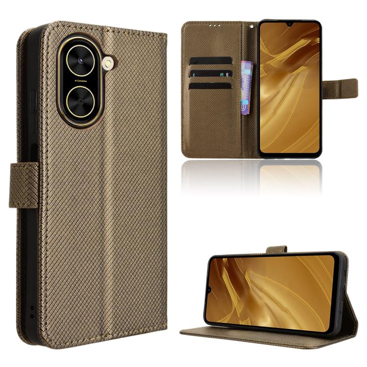 Diamond Texture Leather Phone Case, For Redmi A5 4G 173.3mm, For Redmi Note 14 4G 164.84mm EU Version, For Redmi Turbo 4 Pro 5G, For Redmi K80 / K80 Pro