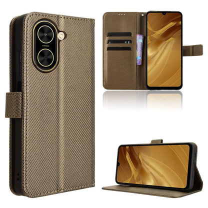 Diamond Texture Leather Phone Case, For Redmi A5 4G 173.3mm, For Redmi Note 14 4G 164.84mm EU Version, For Redmi Turbo 4 Pro 5G, For Redmi K80 / K80 Pro