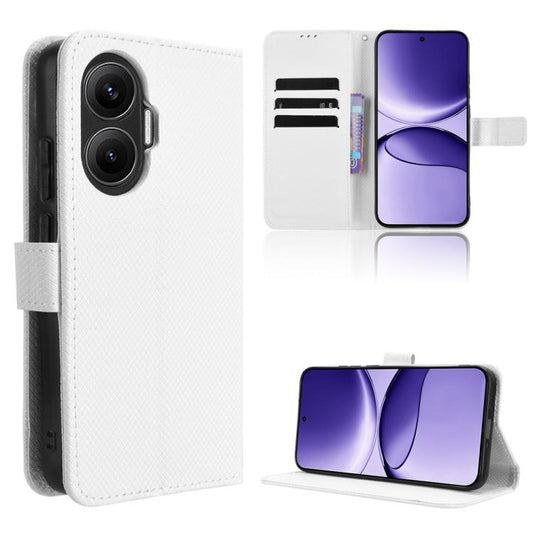 Diamond Texture Leather Phone Case, For Redmi Turbo 4 Pro 5G, For Redmi K80 / K80 Pro, For Redmi Note 14 Pro 4G, For Redmi Note 14 4G Global 163.25mm