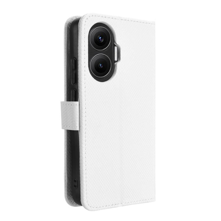 Diamond Texture Leather Phone Case, For Redmi Turbo 4 Pro 5G, For Redmi K80 / K80 Pro, For Redmi Note 14 Pro 4G, For Redmi Note 14 4G Global 163.25mm