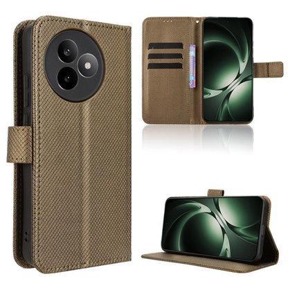 Diamond Texture Leather Phone Case, For Redmi 15C 5G / 4G Global 171mm / Poco C85 4G, For Redmi 15 5G / 4G EU 171mm, For Xiaomi 15T 5G, For Redmi K80 Ultra