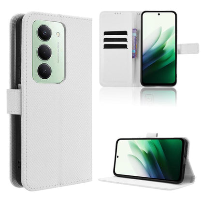 Diamond Texture Leather Phone Case, For Redmi 15C 5G / 4G Global 171mm / Poco C85 4G, For Redmi 15 5G / 4G EU 171mm, For Xiaomi 15T 5G, For Redmi K80 Ultra