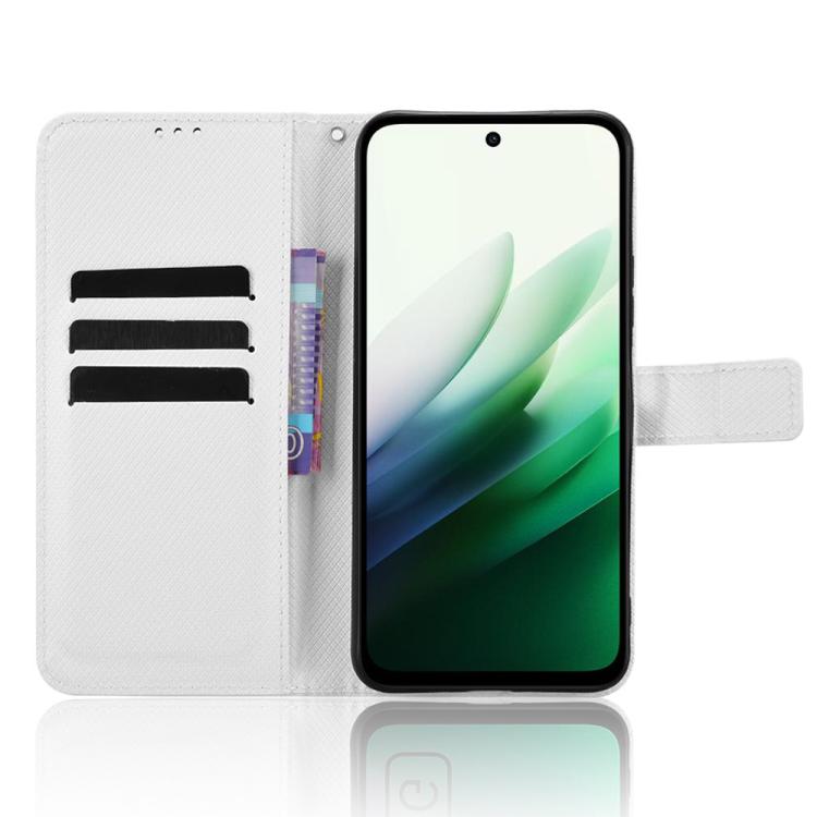 Diamond Texture Leather Phone Case, For Redmi 15 5G / 4G EU 171mm, For Xiaomi 15T 5G, For Redmi K80 Ultra, For Redmi A5 4G 173.3mm