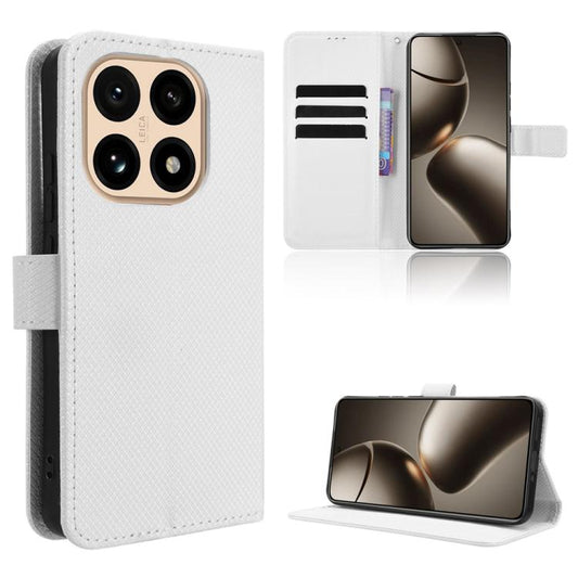 Diamond Texture Leather Phone Case, For Xiaomi 15T 5G, For Redmi K80 Ultra, For Redmi A5 4G 173.3mm, For Redmi Note 14 4G 164.84mm EU Version