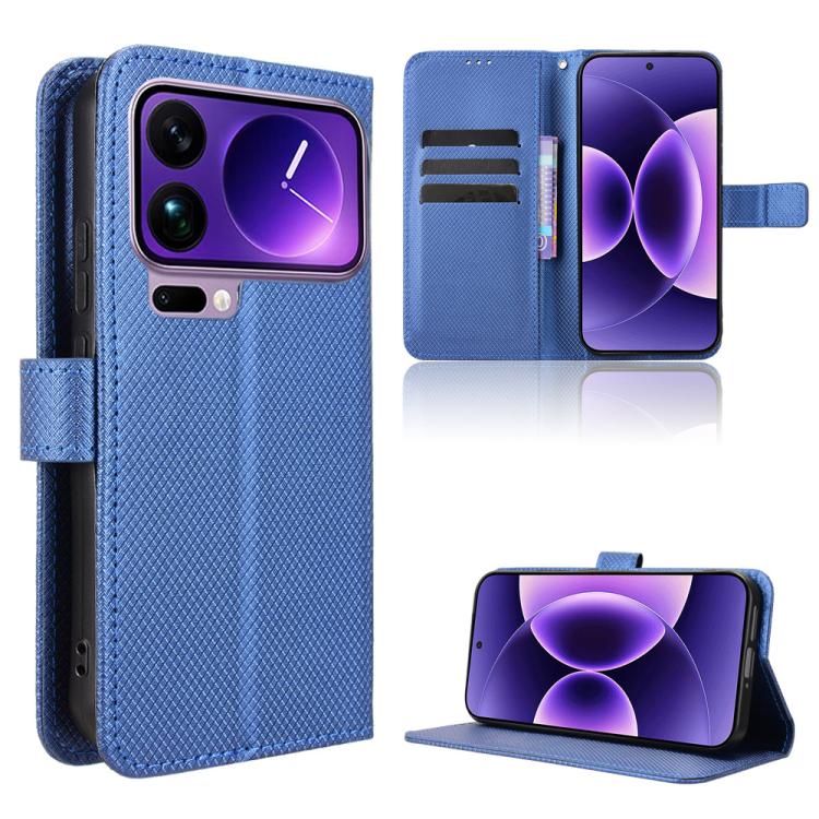 Diamond Texture Leather Phone Case, For Redmi K90 5G / Poco F8 Pro, For Xiaomi 17 Pro Max, For Xiaomi 17 Pro, For Xiaomi 17
