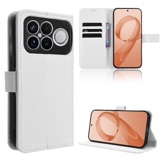 Diamond Texture Leather Phone Case, For Redmi K90 Pro Max 5G / Poco F8 Ultra, For Redmi K90 5G / Poco F8 Pro, For Xiaomi 17 Pro Max, For Xiaomi 17 Pro