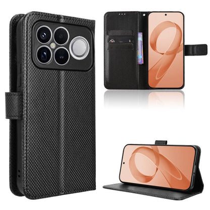 Diamond Texture Leather Phone Case, For Redmi Note 15 5G / 4G 164mm / Poco M8 5G, For Redmi K90 Pro Max 5G / Poco F8 Ultra, For Redmi Note 15 Pro 4G Global 163.2mm, For Redmi K90 5G / Poco F8 Pro
