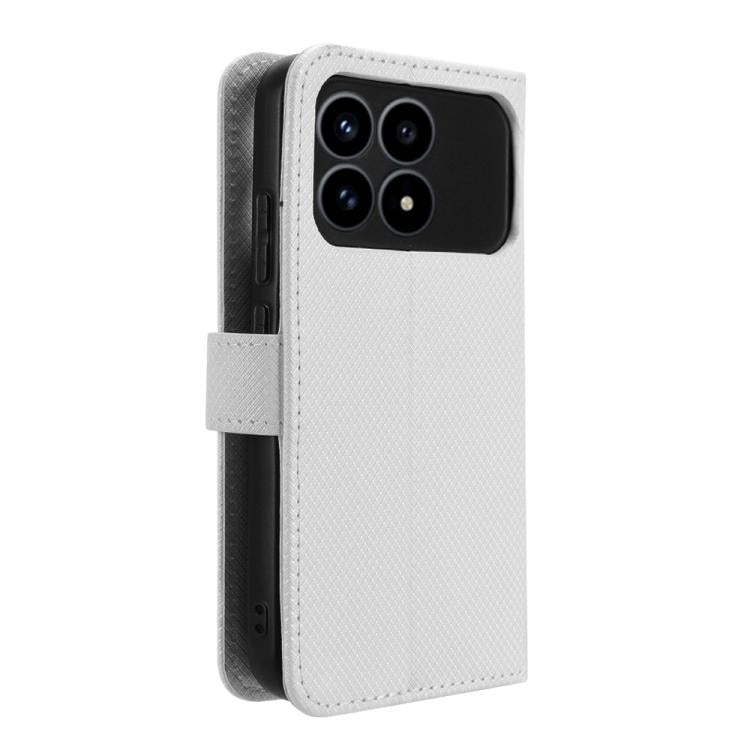 Diamond Texture Leather Phone Case, For Redmi K90 5G / Poco F8 Pro, For Xiaomi 17 Pro Max, For Xiaomi 17 Pro, For Xiaomi 17