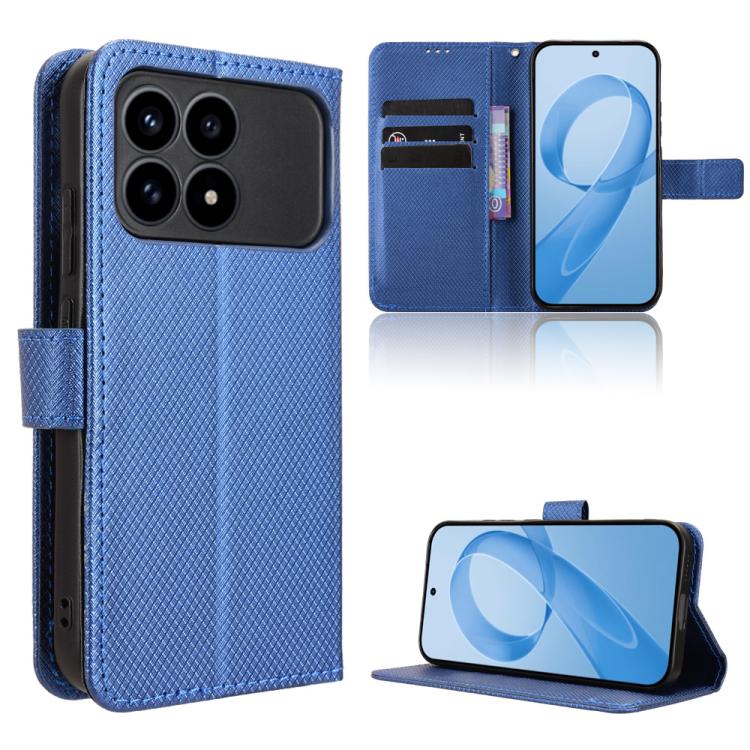 Diamond Texture Leather Phone Case, For Redmi Note 15 5G / 4G 164mm / Poco M8 5G, For Redmi K90 Pro Max 5G / Poco F8 Ultra, For Redmi Note 15 Pro 4G Global 163.2mm, For Redmi K90 5G / Poco F8 Pro