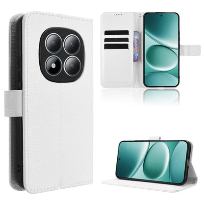 Diamond Texture Leather Phone Case, For Redmi Note 15 Pro+ 5G 163.3mm/Poco M8 Pro 5G, For Redmi Note 15 5G / 4G 164mm / Poco M8 5G, For Redmi K90 Pro Max 5G / Poco F8 Ultra, For Redmi Note 15 Pro 4G Global 163.2mm