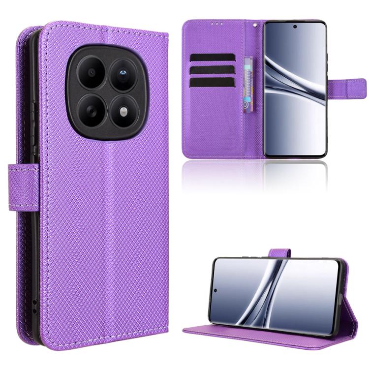 Diamond Texture Leather Phone Case, For Redmi Note 15 Pro+ 5G 163.3mm/Poco M8 Pro 5G, For Redmi Note 15 5G / 4G 164mm / Poco M8 5G, For Redmi K90 Pro Max 5G / Poco F8 Ultra, For Redmi Note 15 Pro 4G Global 163.2mm