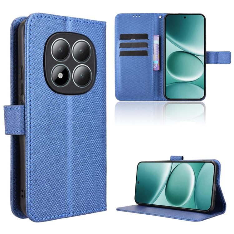 Diamond Texture Leather Phone Case, For Redmi Note 15 Pro+ 5G 163.3mm/Poco M8 Pro 5G, For Redmi Note 15 5G / 4G 164mm / Poco M8 5G, For Redmi K90 Pro Max 5G / Poco F8 Ultra, For Redmi Note 15 Pro 4G Global 163.2mm