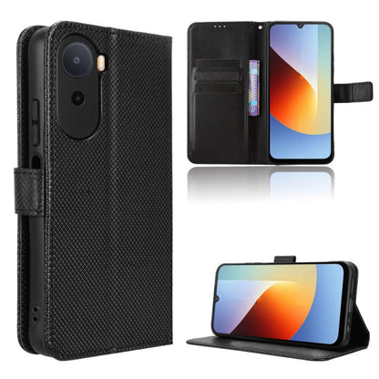 Diamond Texture Leather Phone Case, For Redmi A7 Pro 171mm / Poco C85x 5G, For Redmi Turbo 5 Max 5G / Poco X8 Pro Max, For Redmi Turbo 5 5G / Poco X8 Pro, For Redmi Note 15 Pro+ 5G 163.3mm/Poco M8 Pro 5G