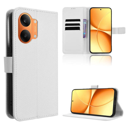 Diamond Texture Leather Phone Case, For Redmi A7 Pro 171mm / Poco C85x 5G, For Redmi Turbo 5 Max 5G / Poco X8 Pro Max, For Redmi Turbo 5 5G / Poco X8 Pro, For Redmi Note 15 Pro+ 5G 163.3mm/Poco M8 Pro 5G