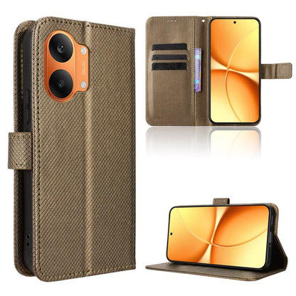 Diamond Texture Leather Phone Case, For Redmi A7 Pro 171mm / Poco C85x 5G, For Redmi Turbo 5 Max 5G / Poco X8 Pro Max, For Redmi Turbo 5 5G / Poco X8 Pro, For Redmi Note 15 Pro+ 5G 163.3mm/Poco M8 Pro 5G