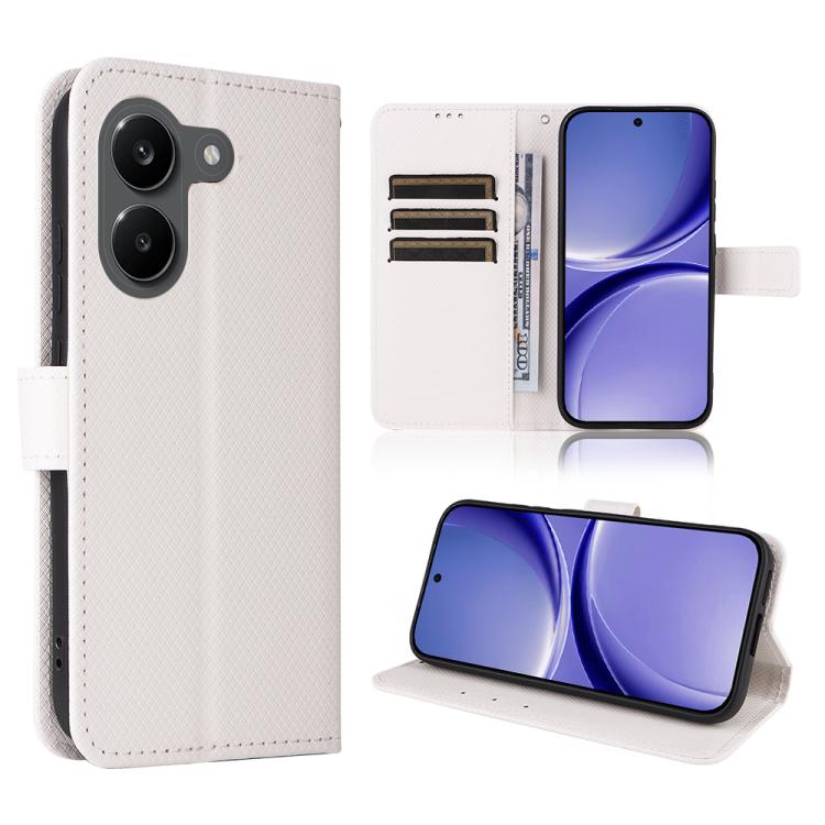 Diamond Texture Leather Phone Case, For Redmi A7 Pro 171mm / Poco C85x 5G, For Redmi Turbo 5 Max 5G / Poco X8 Pro Max, For Redmi Turbo 5 5G / Poco X8 Pro, For Redmi Note 15 Pro+ 5G 163.3mm/Poco M8 Pro 5G