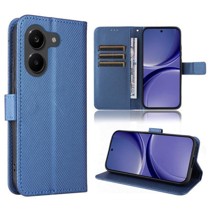 Diamond Texture Leather Phone Case, For Redmi A7 Pro 171mm / Poco C85x 5G, For Redmi Turbo 5 Max 5G / Poco X8 Pro Max, For Redmi Turbo 5 5G / Poco X8 Pro, For Redmi Note 15 Pro+ 5G 163.3mm/Poco M8 Pro 5G